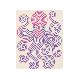 Impresión En Metal Hypnotic Octopus Metal Print