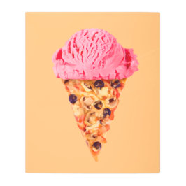 Impresión En Metal Ice Cream Pizza Canvas Imprimir