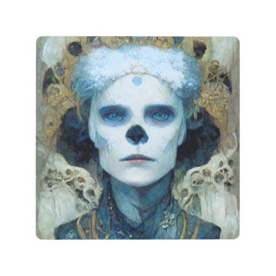 Impresión En Metal Ice Witch 3 Fantasy Sci-Fi