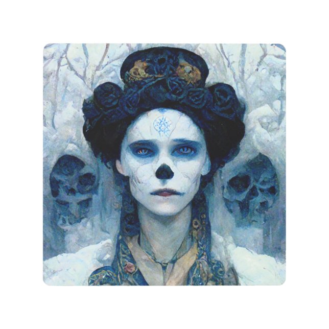 Impresión En Metal Ice Witch 5 Fantasy Sci-Fi (Anverso)