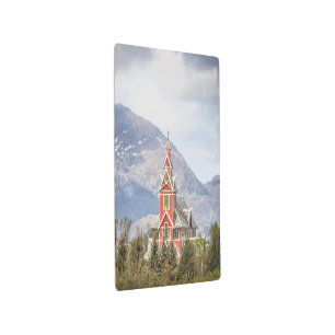 Impresión En Metal Iglesia de Buksnes Lofoten Noruega