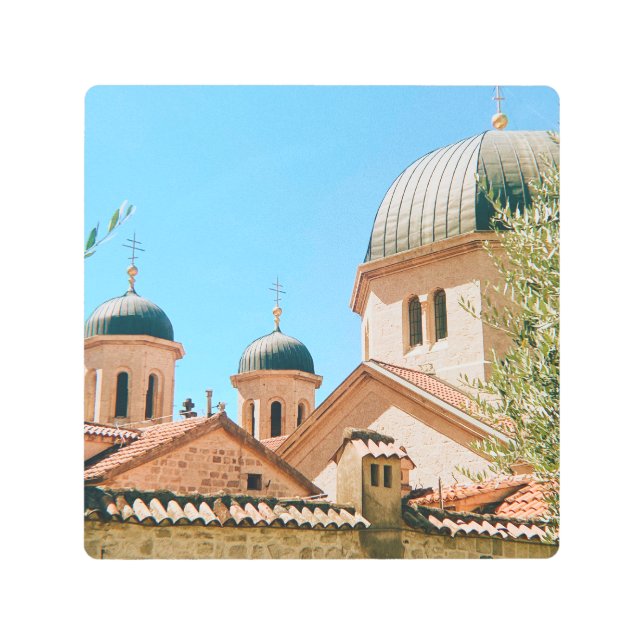 Impresión En Metal Iglesia de San Nicolás - Kotor - Montenegro (Anverso)