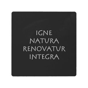 Impresión En Metal Igne natura renovatur integral
