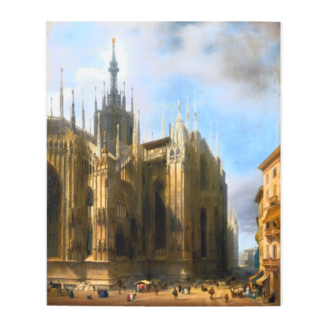 Impresión En Metal Il Duomo Dalla Corsia Dei, con Luigi Bisi (Anverso)