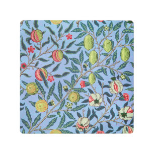 Impresión En Metal Ilustracion de ornamento de pomegranato de frutas