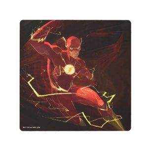 Impresión En Metal Ilustracion flash de crisis infinita