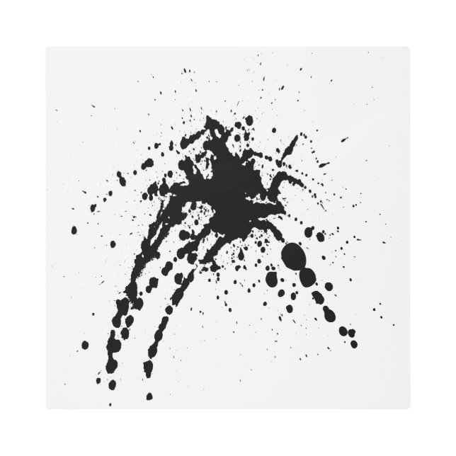 Impresión En Metal Imagen moderna, abstracta con partes metalizado vi (Anverso)