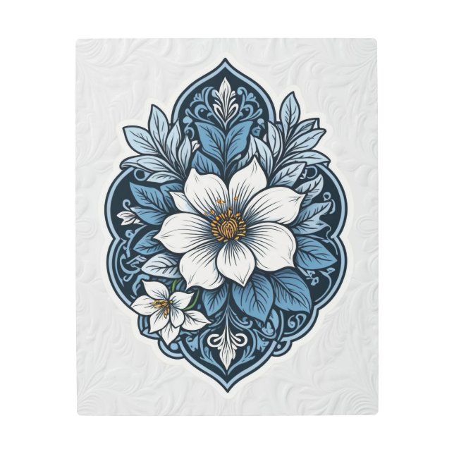 Impresión En Metal Indigo Blossom (Anverso)