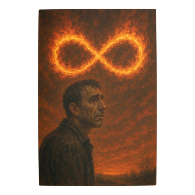 Impresión En Metal Infierno Infinito (Anverso)