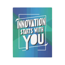 Impresión En Metal Innovación comienza con usted, opción 3