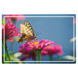 Impresión En Metal Insecto de mariposa en la flor