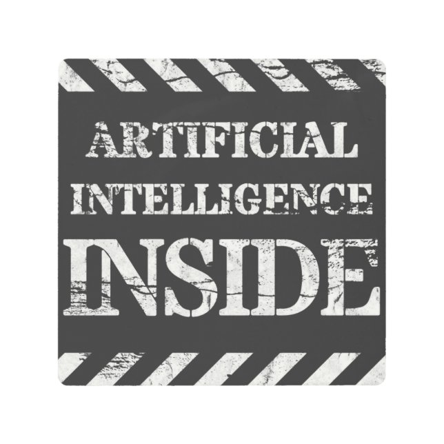 Impresión En Metal Inteligencia artificial en el interior (Anverso)
