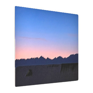 Impresión En Metal Invierno temprano por la mañana