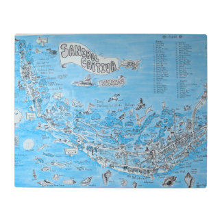 IMPRESIÓN EN METAL ISLA SANIBEL CAPTIVA FLORIDA