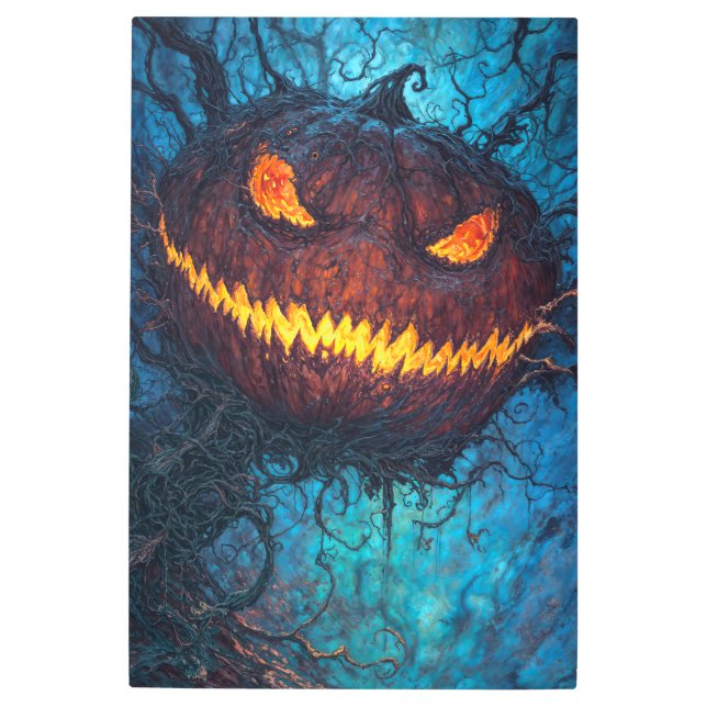 Impresión En Metal Jack-O'-Lantern: Spooky Tree Monster (Anverso)