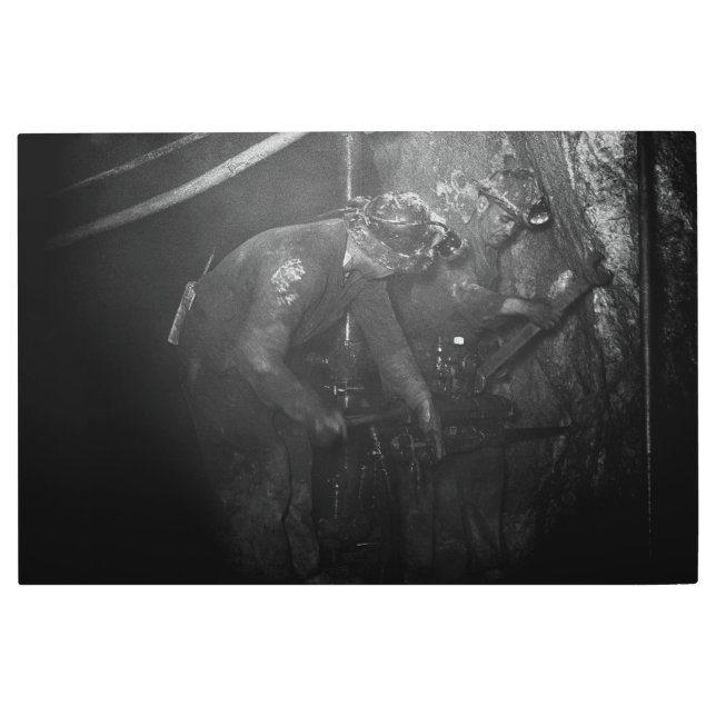 Impresión En Metal Jackleg Drill Gold Miners 1940 (Anverso)