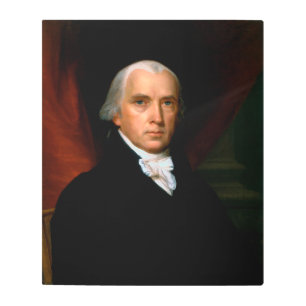 Impresión En Metal James Madison el cuarto presidente: América coloni