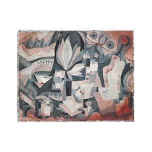 Impresión En Metal Jardín del refrigerador seco Paul Klee