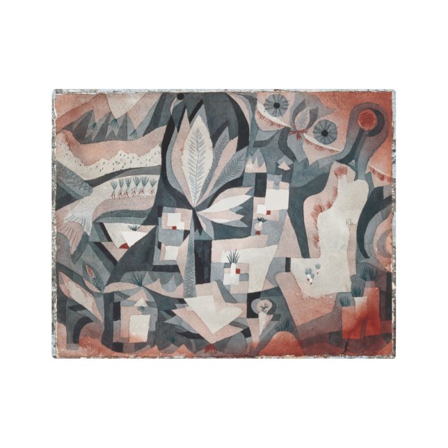 Impresión En Metal Jardín del refrigerador seco | Paul Klee | (Anverso)