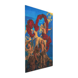 Impresión En Metal Jason y su profesor | Maxfield Parrish |