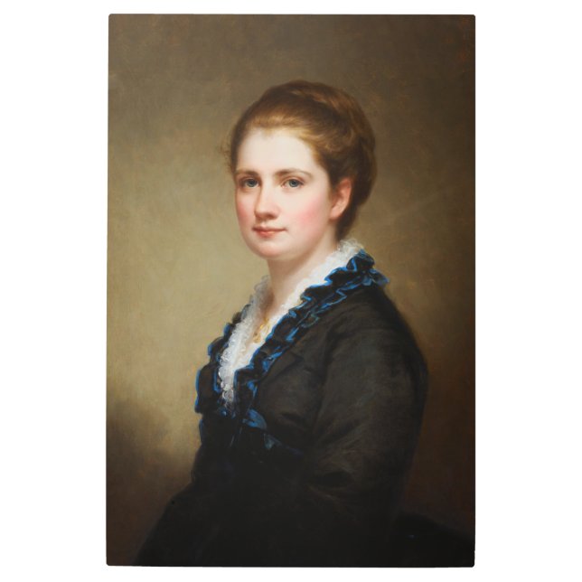 Impresión En Metal Jennie Walters Delano por George August Baker Jr. (Anverso)