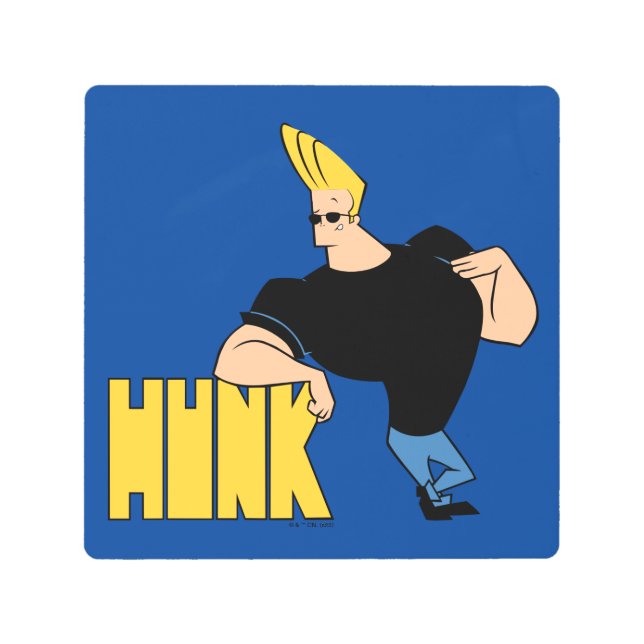 Impresión En Metal Johnny Bravo - Hunk
