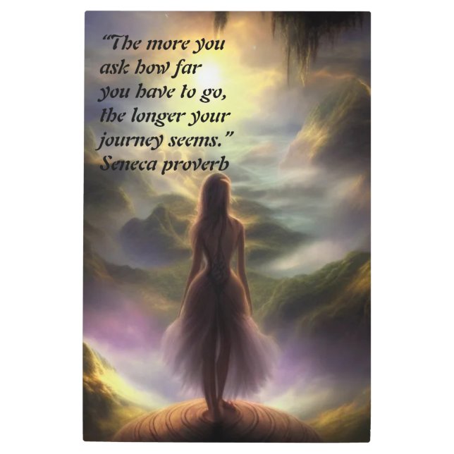 Impresión En Metal Journey Metalizado Wall Art (Anverso)