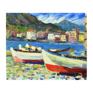 Impresión En Metal Kandinsky - Botes Rapallo, pintura famosa,