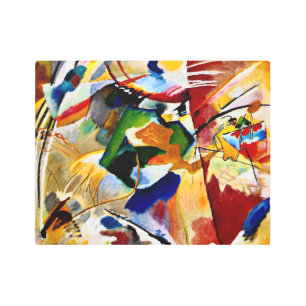 Impresión En Metal Kandinsky - Pintura con Green Center