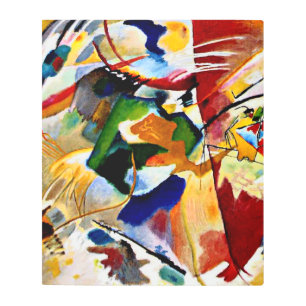 Impresión En Metal Kandinsky - Pintura con Green Center