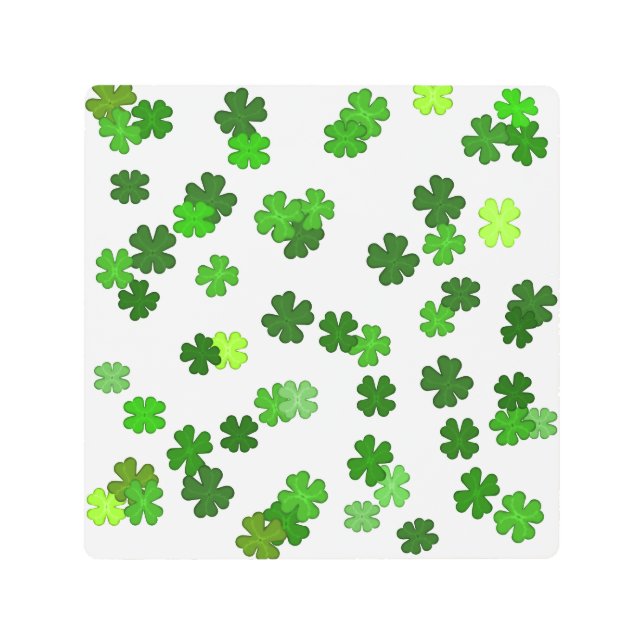 Impresión En Metal Kelly "Shamrock Falling" (Anverso)