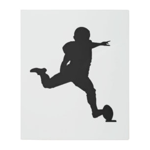Impresión En Metal KickeR de fútbol americano