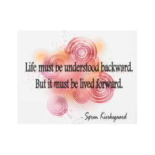 Impresión En Metal Kierkegaard