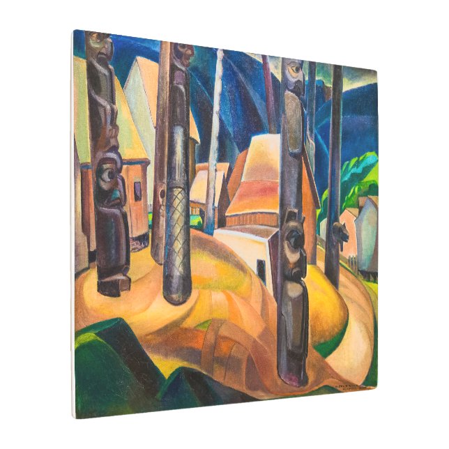 Impresión En Metal Kispiax Village | Emily Carr | (Angulado)