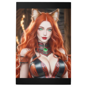 IMPRESIÓN EN METAL KITTY WAIFU 09