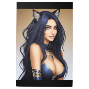 IMPRESIÓN EN METAL KITTY WAIFU 10