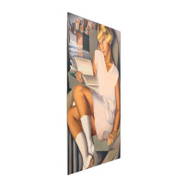 Impresión En Metal Kizette en Rosa | Tamara de Lempicka |