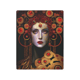 Impresión En Metal Klimt inspiró a la reina diosa