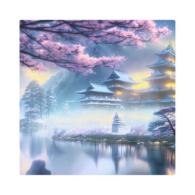 Impresión En Metal La belleza de una mañana sabrosa (Anverso)