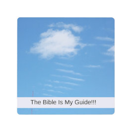 Impresión En Metal La Biblia es mi guía