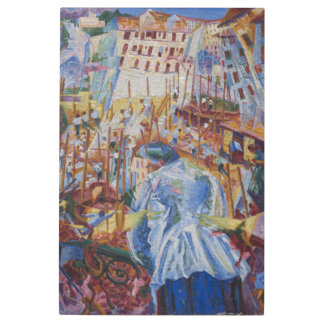 Impresión En Metal La calle entra a la casa - Umberto Boccioni