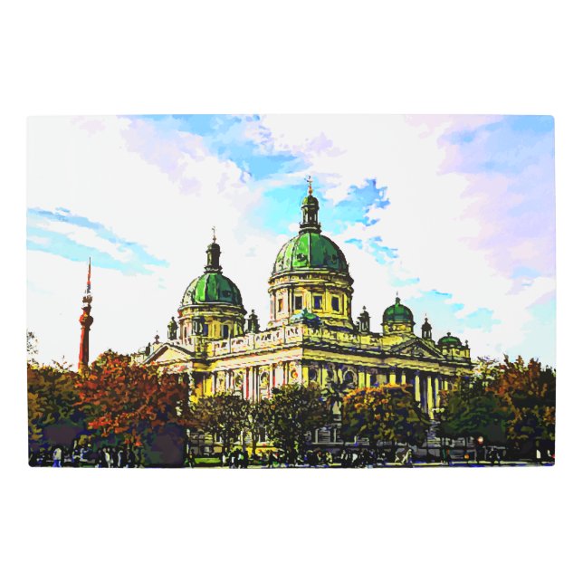 Impresión En Metal La Cúpula Esmeralda (Anverso)