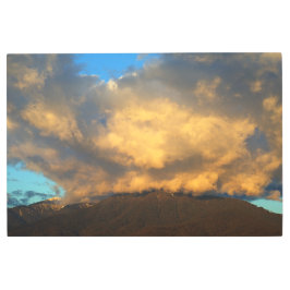 Impresión En Metal La explosión de la nube de atardecer