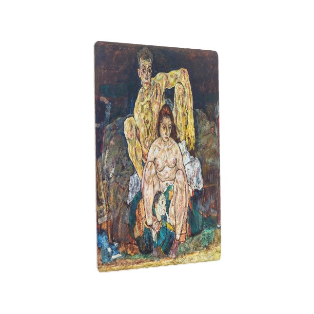 Impresión En Metal La familia | Egon Schiele | (3/4)