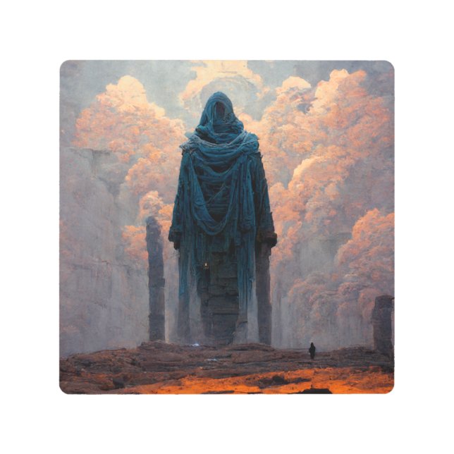 Impresión En Metal La fantasía de la efigie (Anverso)