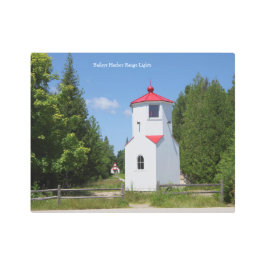 Impresión En Metal La gama de Baileys Harbour Lights metalizado print