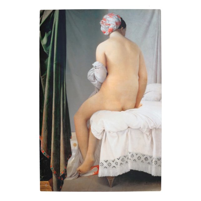 Impresión En Metal La gran breña (mujer sentada), Dominique Ingres (Anverso)