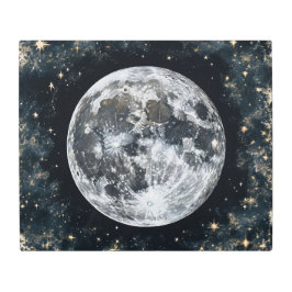 Impresión En Metal La luna nueva