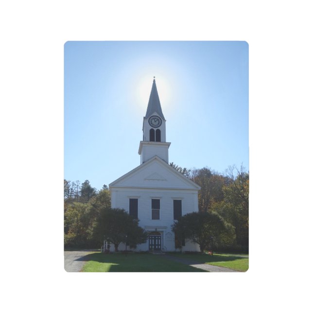 Impresión En Metal La luz de Dios todavía brilla la iglesia (Anverso)