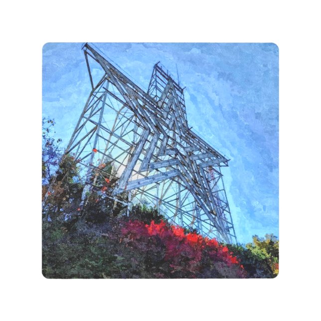 Impresión En Metal La pintura de la estrella Roanoke (Anverso)